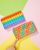 Rainbow Pop It Pencil Case