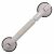 4″ Tile Grip Telescoping Portable Grab Bar 38-46cm