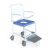 KCare Shower Commode with Platform Footrest