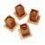 Bed / Chair Raiser Blocks – Wooden 75mm (Pack of 4)